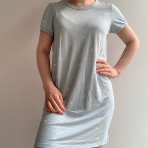 Marine Layer Sage T-Shirt Dress (XS)